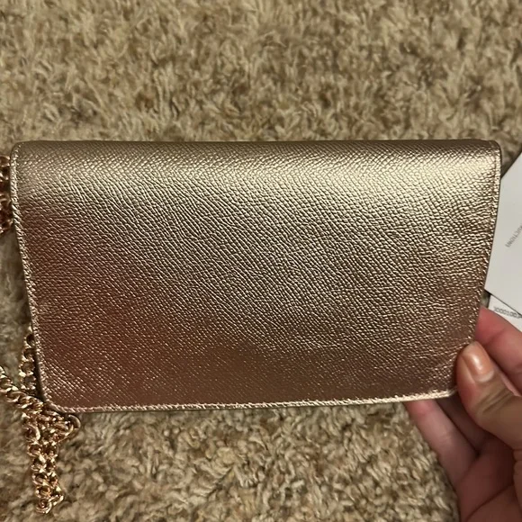 Coach Metallic Leather Chain Wallet - Picture 4 of 9